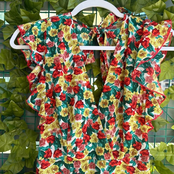 Floral Ruffle Dress - Picture 2 of 4